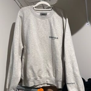 Essentials (FEAR OF GOD) oatmeal sweatshirt